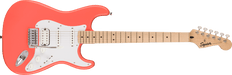 Squier Sonic™ Stratocaster® HSS, Maple Fingerboard, White Pickguard, Tahitian Coral - Guitar Warehouse