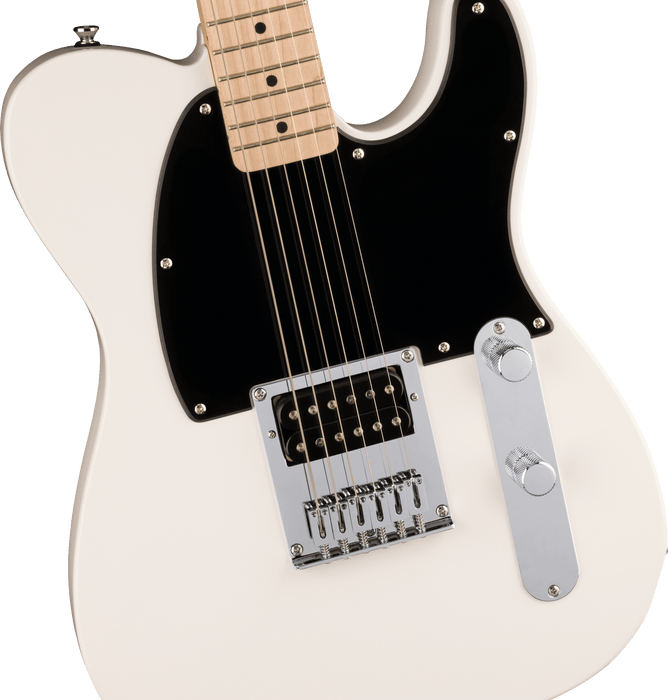 Fender Squier Sonic™ Esquire® H, Maple Fingerboard, Black Pickguard, Arctic White - Guitar Warehouse