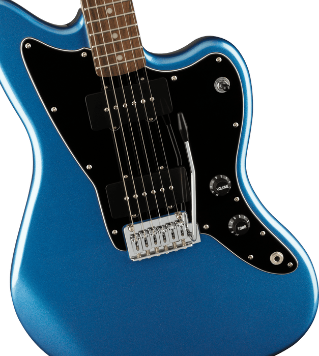 Squier Affinity Series™ Jazzmaster®, Laurel Fingerboard, Black Pickguard, Lake Placid Blue - Guitar Warehouse