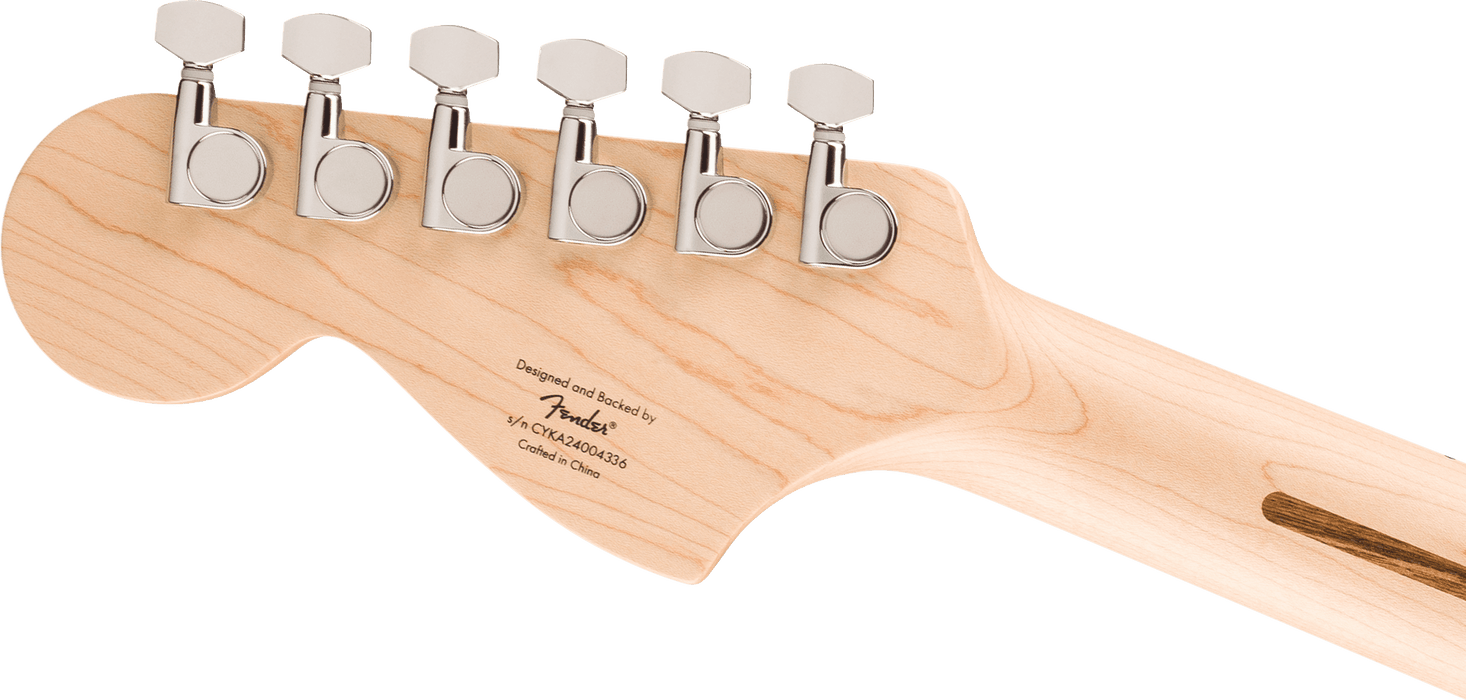 Fender Squier Affinity Series® Jaguar®, Maple Fingerboard, White Pickguard, Mystic Metallic Brown