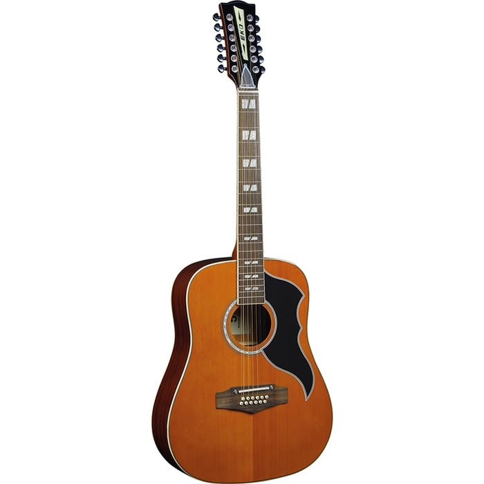 Eko Ranger XII 12 String VR EQ Natural Stain Guitar - Spruce Top