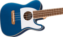 Fender Fullerton Tele® Uke, Walnut Fingerboard, White Pickguard, Lake Placid Blue - Guitar Warehouse