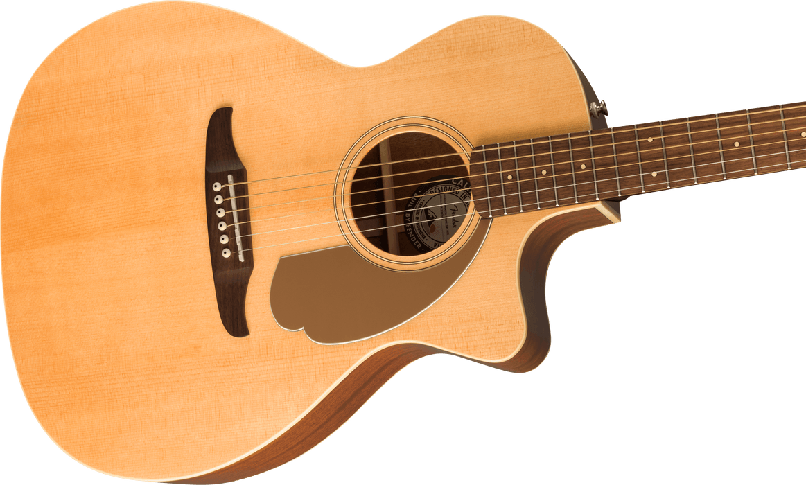 Fender Newporter Player, Walnut Fingerboard, Gold Pickguard, Natural - Guitar Warehouse