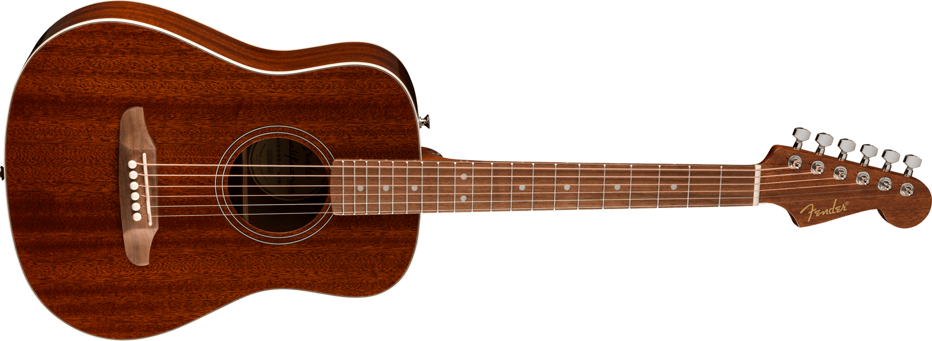 Fender California Standard Redondo™ Mini with Bag, Spruce Top, Natural Sapele