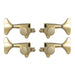 Grover Mini Bass Machineheads ~ 2+2 ~ Gold