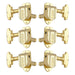 Grover Imperial Machineheads ~ 3+3 ~ Gold