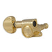 Grover Mini Rotomatics 6 in-line Left Hand Machineheads ~ Gold 