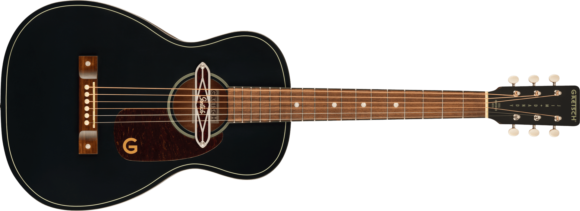 Gretsch Deltoluxe Parlor Electro Acoustic Guitar - Black Top