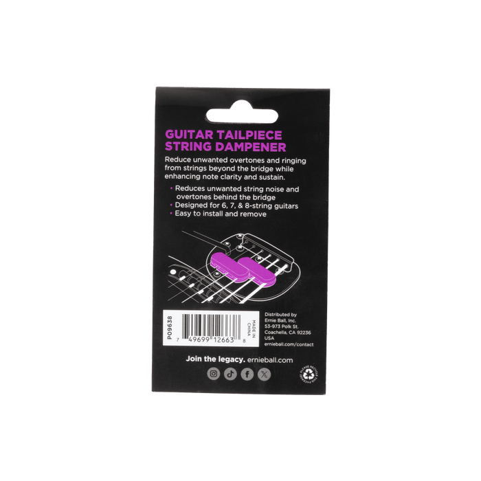 Ernie Ball String Dampener - Guitar Tailpiece