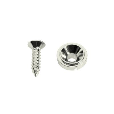 String Retainer, Button Model 10x5mm - Nickel for Fender Type Guitars - S Type - Guitar Warehouse