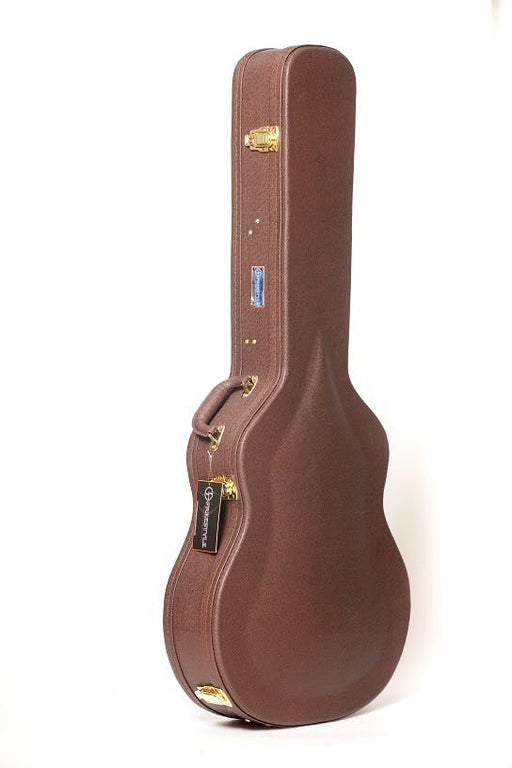 Freestyle Deluxe Arch Top Wood Case for 335 Style Guitars - Brown - Guitar Warehouse