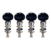Grover Champion Banjo Pegs (Set of 4) ~ Nickel