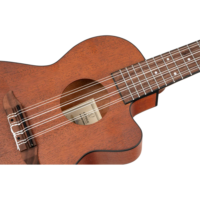 Ortega Bonfire Series Tenor 8-String Ukulele Mahogany Natural - RU4MM-CE-TE-8