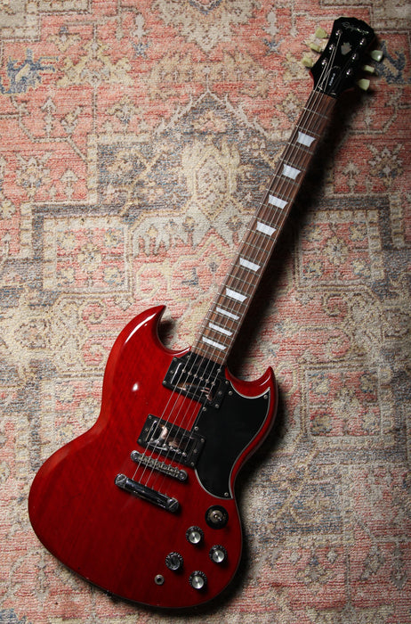 Pre-Owned 2005 Epiphone SG - Cherry Red - Guitar Warehouse