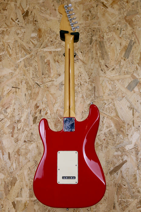 1987 Fender Stratocaster Plus in Red w/Lace Sensor + Original Case - Pre-owned