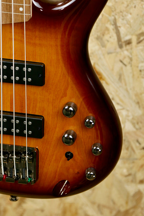 Ibanez SR370EF-BBT Fretless Bass Guitar in Brown Burst - Pre-owned