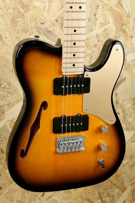 2021 Squier Paranormal Cabronita Telecaster Thinline in 2-Tone Sunburst - Pre-Owned
