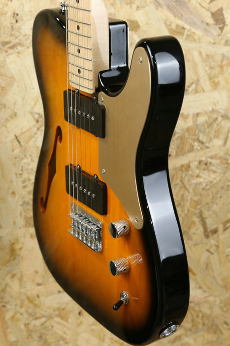 2021 Squier Paranormal Cabronita Telecaster Thinline in 2-Tone Sunburst - Pre-Owned