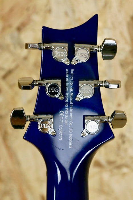 2020 PRS SE Standard 24 Translucent Blue w/PRS Gigbag - Pre-owned