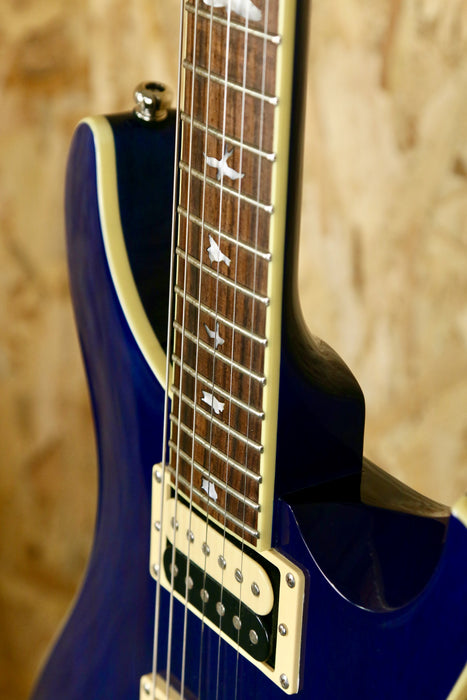 2020 PRS SE Standard 24 Translucent Blue w/PRS Gigbag - Pre-owned