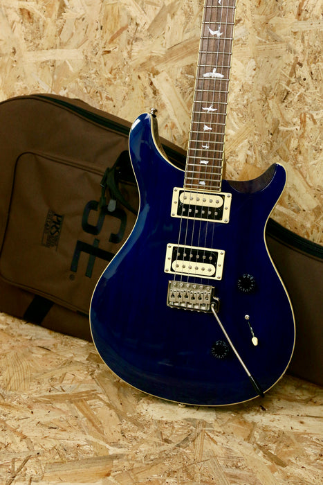 2020 PRS SE Standard 24 Translucent Blue w/PRS Gigbag - Pre-owned
