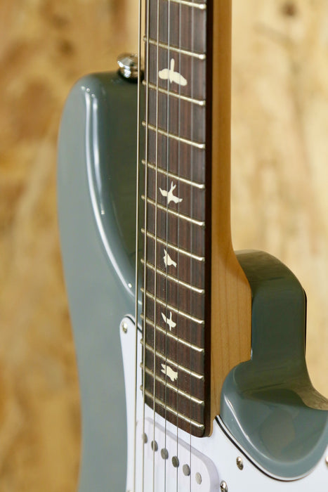 2023 PRS SE John Mayer Silver Sky in Storm Grey w/PRS Gigbag - Pre-owned