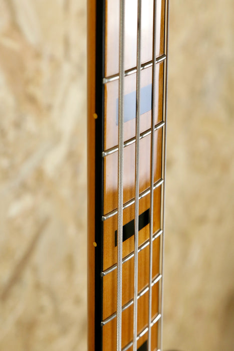 2023 Squier Classic Vibe 70's Precision Bass Guitar in High Gloss Walnut - Pre-owned