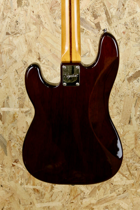 2023 Squier Classic Vibe 70's Precision Bass Guitar in High Gloss Walnut - Pre-owned