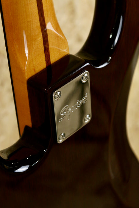 2023 Squier Classic Vibe 70's Precision Bass Guitar in High Gloss Walnut - Pre-owned