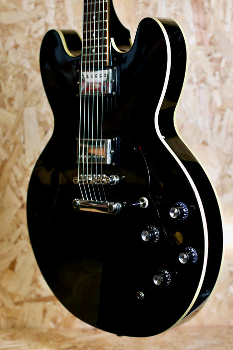 2009 Epiphone 335 Dot in Black - Pre-owned