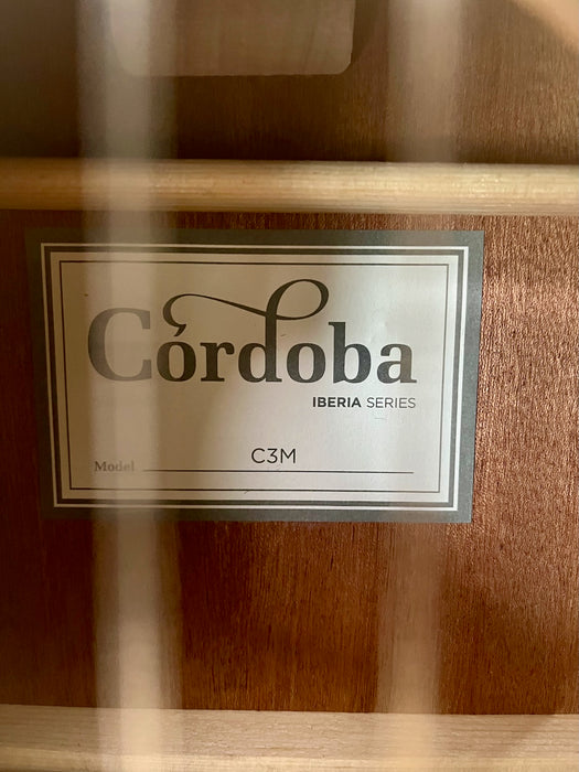 Cordoba Iberia C3M Classical Acoustic Guitar Solid Cedar Top - Pre-owned
