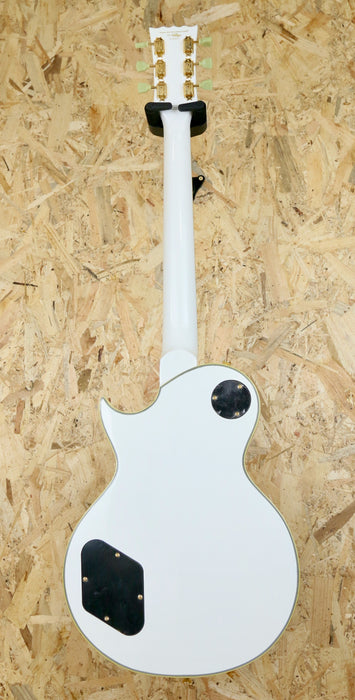 B-Stock Vintage V100 Electric Guitar Gold Hardware in Arctic White