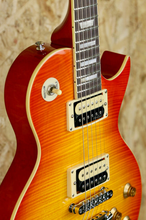 B-Stock Vintage V100THB Electric Guitar Flamed Maple in Honeyburst