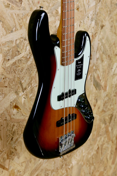 Fender Player Plus Jazz Bass®, Pau Ferro Fingerboard, Active, 3 Colour Sunburst
