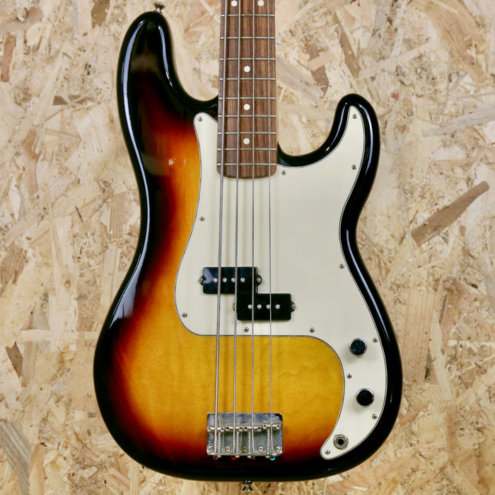 2010 Fender Standard Precision Bass Guitar in Brown Sunburst - Pre-owned