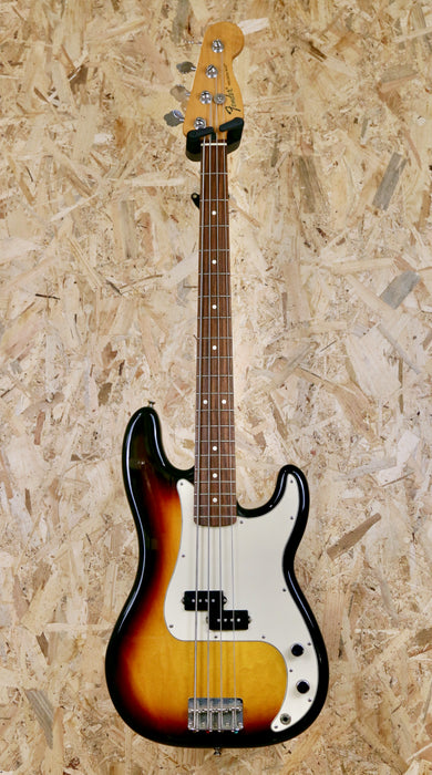 2010 Fender Standard Precision Bass Guitar in Brown Sunburst - Pre-owned