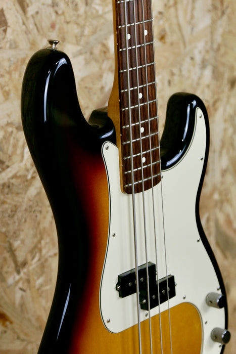 2010 Fender Standard Precision Bass Guitar in Brown Sunburst - Pre-owned