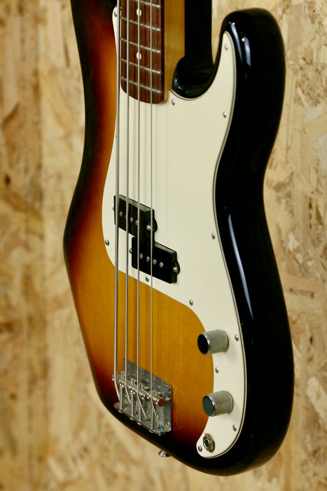 2010 Fender Standard Precision Bass Guitar in Brown Sunburst - Pre-owned