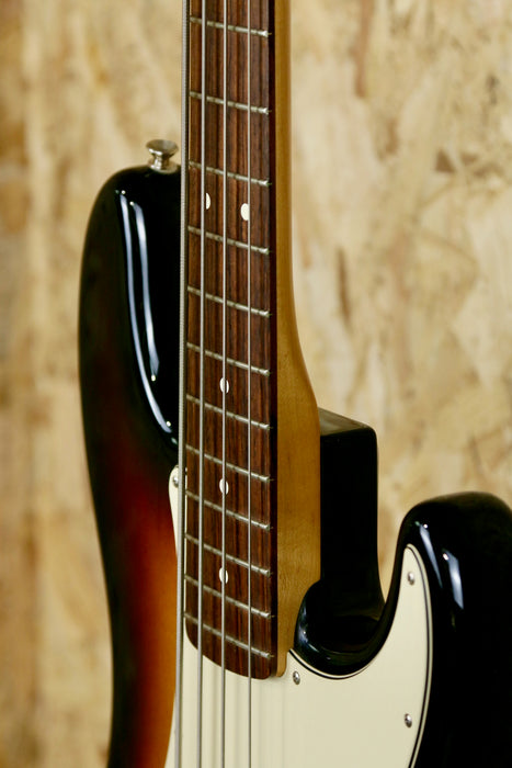 2010 Fender Standard Precision Bass Guitar in Brown Sunburst - Pre-owned