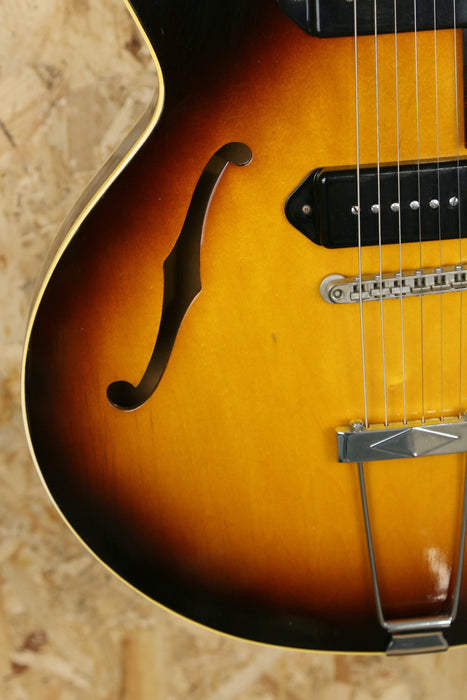1965 Gibson ES-125 TDC Thinline Dual P90 in Sunburst w/Hiscox Case - Pre-owned