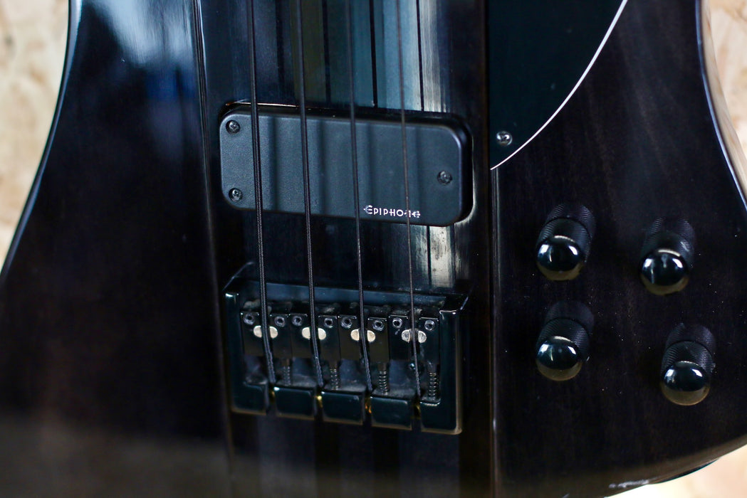 2011 Epiphone Thunderbird Pro Trans Black - Pre-Owned