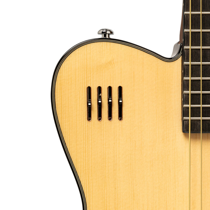 James Neligan Solid Body Electro Acoustic Cutaway EW3000CN - Natural - Guitar Warehouse