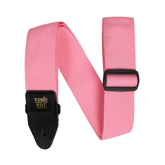 Ernie Ball Pink Polypro Guitar Strap Electric / Acoustic