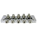 Ray Ross Saddle-Less Bass Bridge ~ 5 String / 19mm Chrome