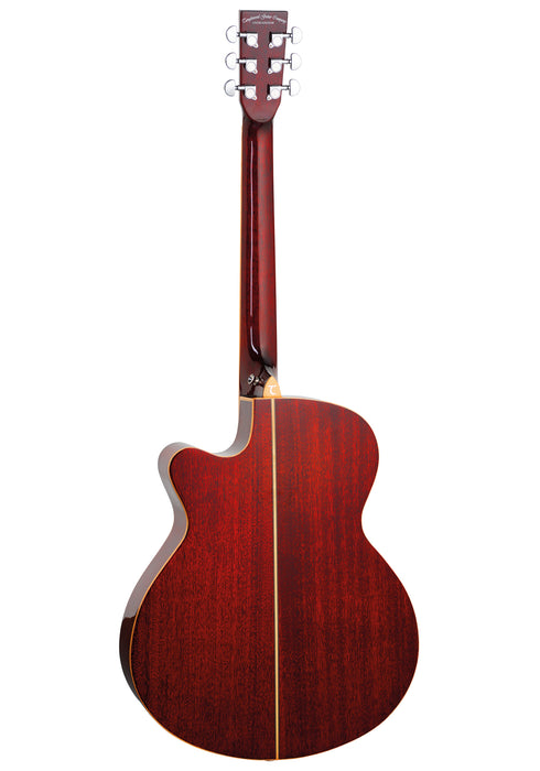 Tanglewood Winterleaf Super Folk Electro Acoustic Red Gloss TW4CER