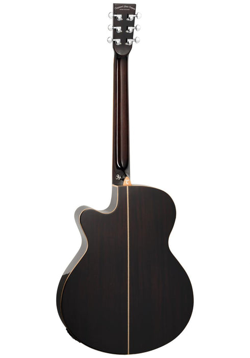 Tanglewood Winterleaf Thinline Super Folk Electro Acoustic - Mahogany