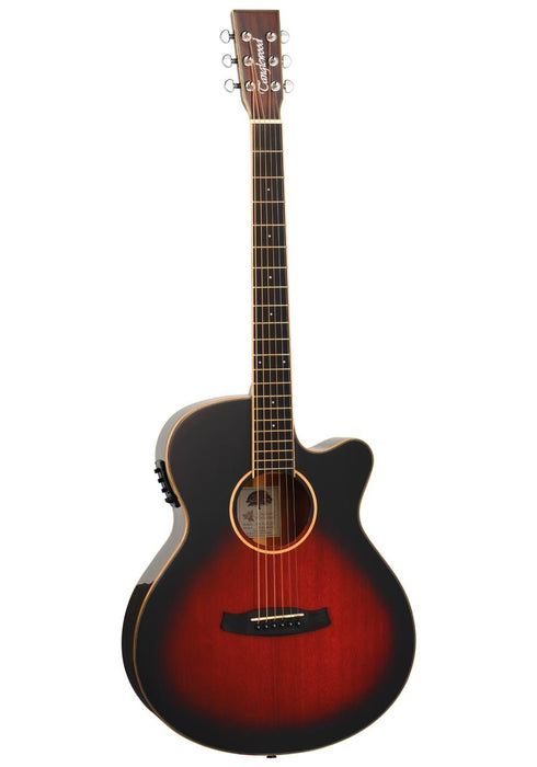 Tanglewood Winterleaf Thinline Super Folk Electro Acoustic - Mahogany