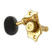 Grover STA-TITE Machineheads ~ 3+3 ~ Vertical ~ Gold ~ Ebony Buttons