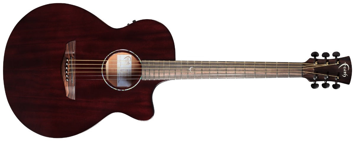 Faith Nexus Venus Cutaway Electro Acoustic - Cognac w/Gigbag
