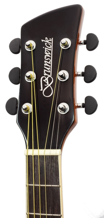 Brunswick BSM100ME Super Mini Mahogany Electro Acoustic Guitar w/Padded Gig Bag